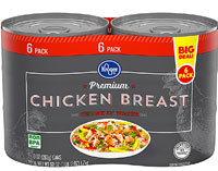 Kroger Premium Chicken Breast Chunk in Water