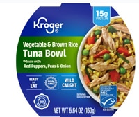 Kroger Vegetable & Brown Rice Tuna Bowl