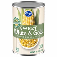 Kroger Whole Kernel Sweet White & Gold Corn