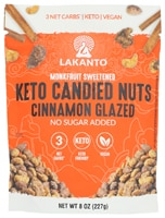 Lakanto Keto Candied Nuts Cinnamon Glazed