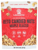 Lakanto Keto Candied Nuts Maple Glazed