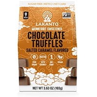 Lakanto Keto Sugar-Free Chocolate Truffles Salted Caramel