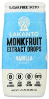 Lakanto Liquid Monk Fruit Extract Drops Vanilla