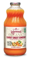 Lakewood Organic Juice Not From Concentrate Carrot Ginger Turmeric