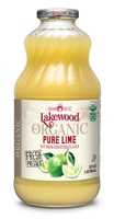 Lakewood Organic Juice Not From Concentrate Pure Lime