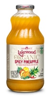 Lakewood Organic Juice Not From Concentrate Spicy Pineapple