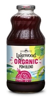 Lakewood Organic Pure Fruit Juice Nectar Blend No Sugar Added Pomegranate Blend