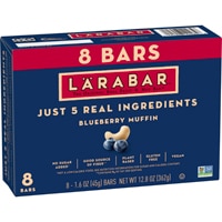 Larabar Fruit & Nut Bar Gluten Free No Sugar Added Blueberry Muffin