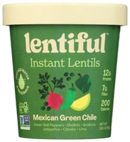 Lentiful Gluten Free Non-GMO Instant Lentils Mexican Green Chili