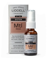 Liddell Homeopathic Detox Metals Spray