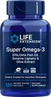 Life Extension Super Omega-3 EPA/DHA Fish Oil, Sesame Lignans & Olive Extract