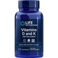 Life Extension Vitamins D and K with Sea-Iodine™