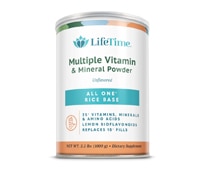 Lifetime All One Rice Base Multiple Vitamin & Mineral Powder Unflavored