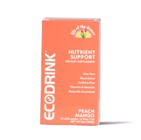 Lily of the Desert EcoDrink Nutrient Support Caffeine Free Peach Mango