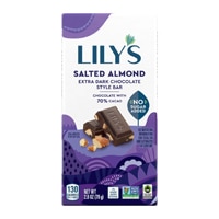 Lily's Dark Chocolate with Stevia Salted Almond