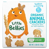 Little Bellies Toddler Snacks Organic Animal Crackers