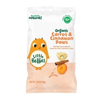 Little Bellies Toddler Snacks Organic Puff Paws Carrot & Cinnamon