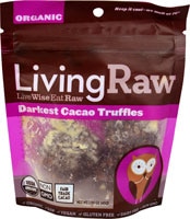 Living Raw Organic Truffles Gluten Free Darkest Cacao