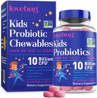 LoveBug Probiotics Kids Probiotic Chew On This - 4+ Years Berry