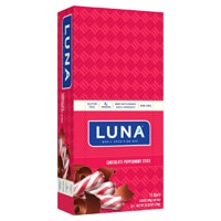 Luna Gluten Free Whole Nutrition Bars Chocolate Peppermint Stick