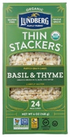 Lundberg Organic Thin Stackers Basil & Thyme