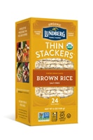 Lundberg Organic Thin Stackers Rice Cakes Salt-Free Brown Rice