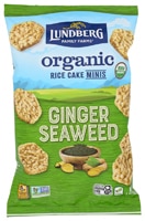 Lundberg Rice Cake Minis Organic Ginger Seaweed