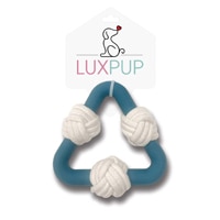Lux Pup Dog Tug & Chew Toy Triangle with Rope Knots