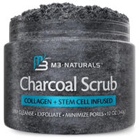 M3 Naturals Body Scrub - Charcoal