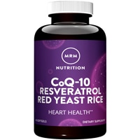 MRM Nutrition CoQ-10 Resveratrol Red Yeast Rice