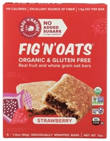 Made In Nature Gluten Free Organic Fig 'N' Oat Bars Strawberry