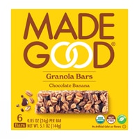 MadeGood Organic Gluten Free Granola Bars Chocolate Banana