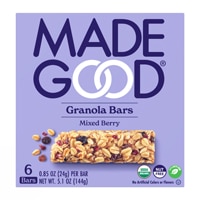 MadeGood Organic Gluten Free Granola Bars Mixed Berry