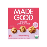 MadeGood Organic Gluten Free Granola Bites Strawberry