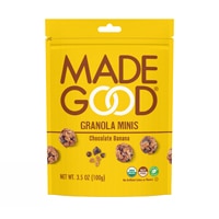 MadeGood Organic Gluten Free Granola Minis Chocolate Banana