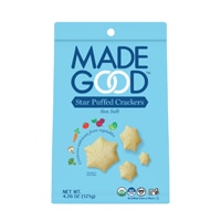 MadeGood Star Puffed Sea Salt Crackers