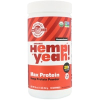 Manitoba Harvest Organic Hemp Yeah! Max Protein Unsweetened Hemp Protein Powder