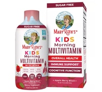 MaryRuth's Kids Morning Multivitamin Liquid with Lutein Apple Berry Blast