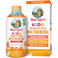 MaryRuth's Kids Nighttime Multimineral Liquid with Luten Peaches & Cream