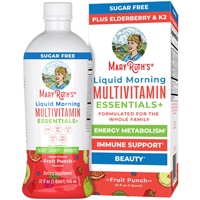 MaryRuth's Liquid Morning Multivitamin Essentials+ Fruit Punch