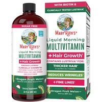 MaryRuth's Liquid Morning Multivitamin + Hair Growth Dragonfruit Melon