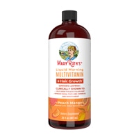 MaryRuth's Morning Multivitamin + Hair Growth Liquid Peach Mango