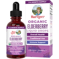 MaryRuth's Organic Elderberry Liquid Drops Blueberry + Raspberry