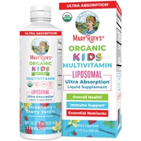 MaryRuth's Organic Kids Multivitamin Liposomal Strawberry Cherry Vanilla