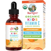 MaryRuth's Organic Kids Vitamin C Liquid Drops Orange Vanilla