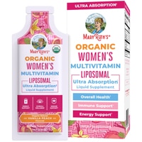 MaryRuth's Organic Women's Multivitamin Liposomal Vanilla Peach