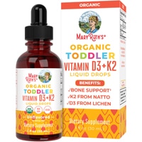 MaryRuth's Toddler Organic Vitamin D3+K2 Liquid Drops Unflavored