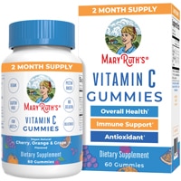 MaryRuth's Vitamin C Gummies Cherry Orange and Grape