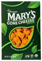 Mary's Gone Crackers Mary's Gone Cheezee Organic Plant Based Crackers Cheese & Herb