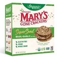 Mary's Gone Crackers Organic Super Seed Crackers Basil & Garlic